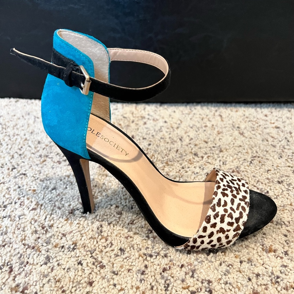 Sole Society Sheila Heel with Ankle Strap